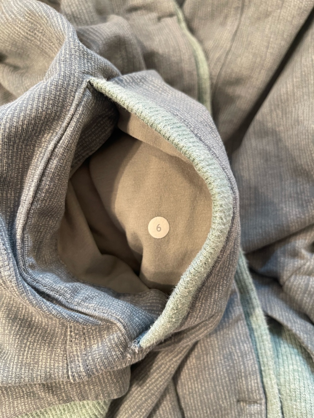 Lululemon To Class Jacket Burlap Texture Deep Shore Earl Grey Green size 6 - Picture 14 of 16